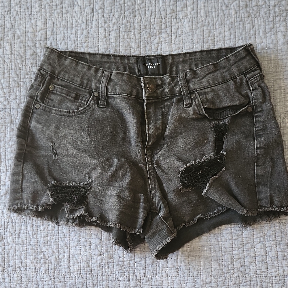 Celebrity Pink Black Shorts Sz 28